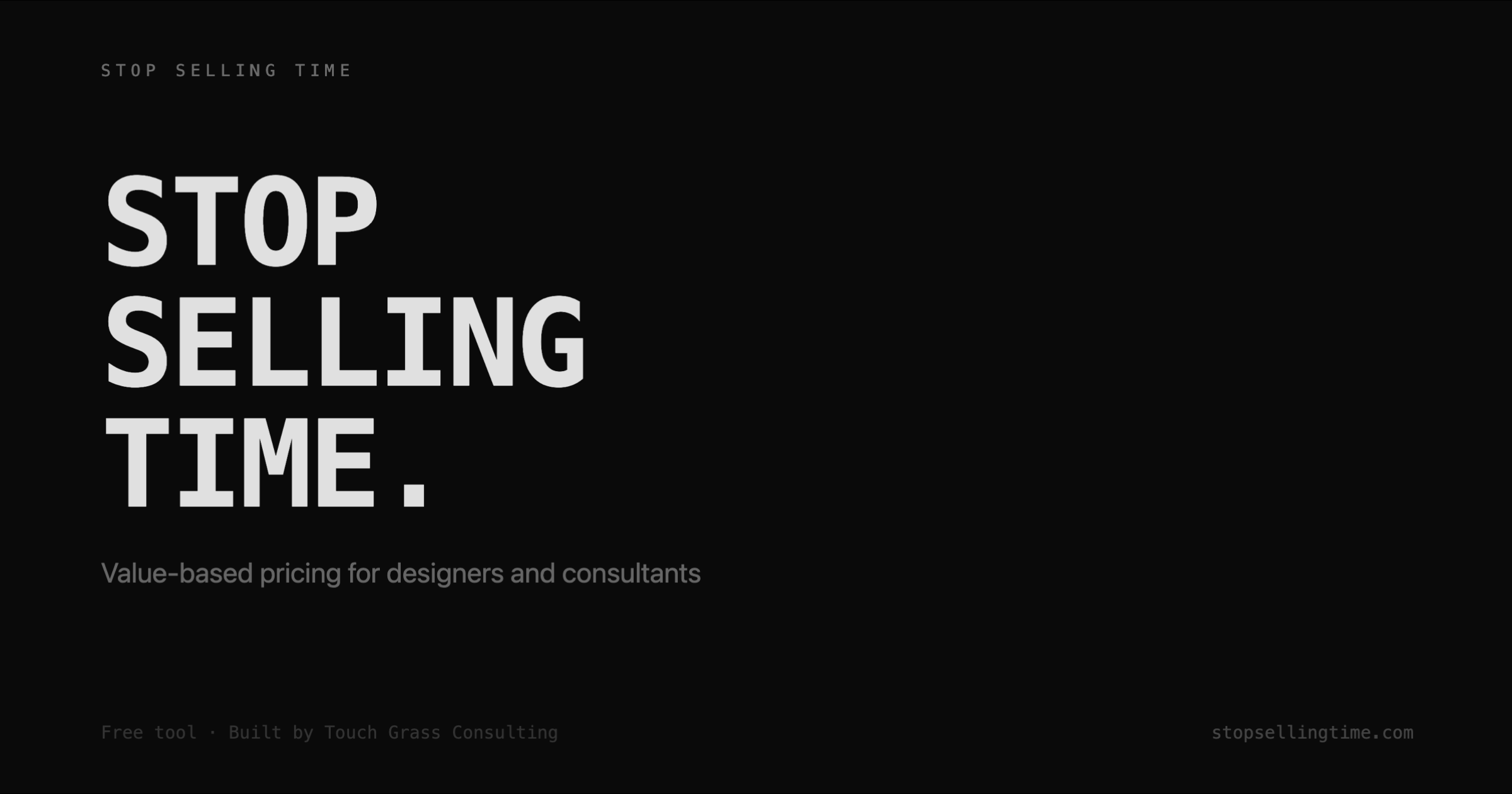 Stop Selling Time screenshot